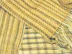 Black Hills Gold bamboo yarn handwoven scarf