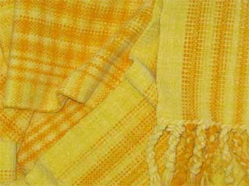 Banana Boat cotton chenille handwoven scarf