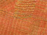 Orange Tree cotton chenille handwoven scarf