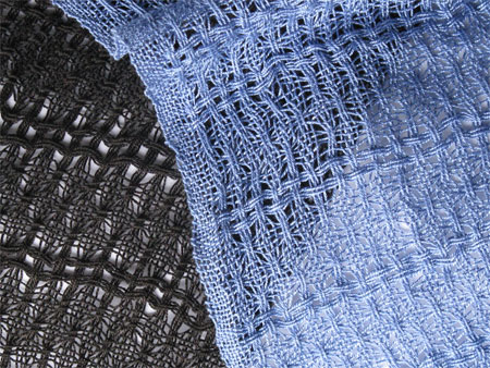 handwoven lace scarves
