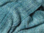 Ocean Waves rayon chenille handwoven scarf