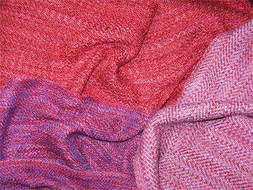 Berry handwoven scarves