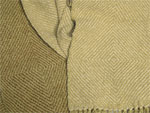 Diamonds organic cotton boucle handwoven  scarf