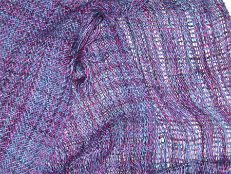 wool-silk handwoven scarf